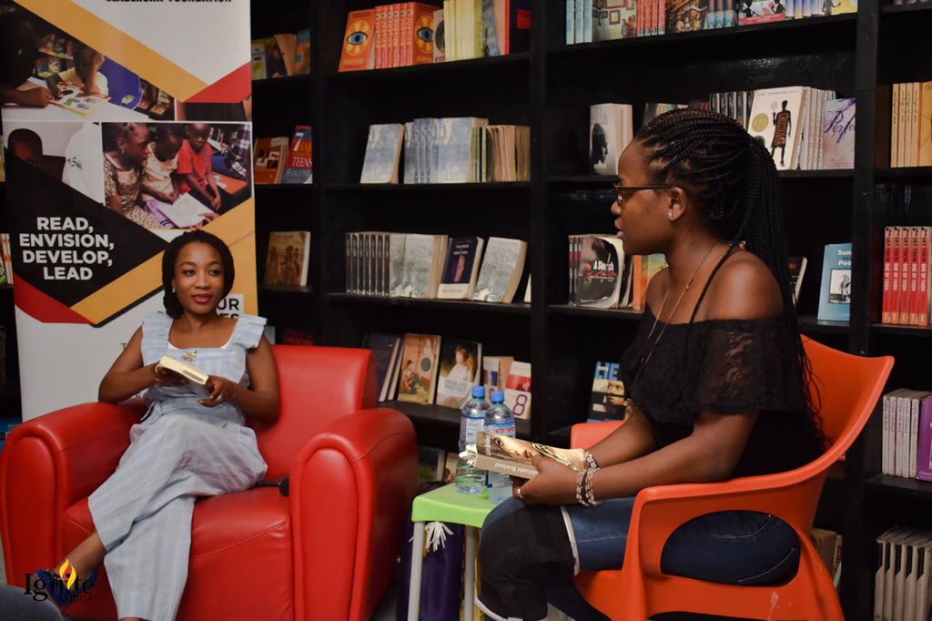 IgniteAfricaLF's tweet photo. Pictures from the #Bookversations with Adekunbi Rowland last Saturday. https://t.co/oZ8mLuBLu2