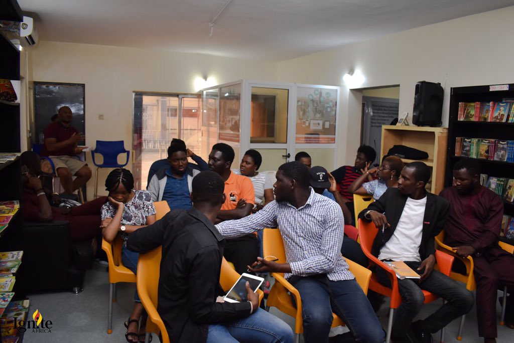 IgniteAfricaLF's tweet photo. Pictures from the #Bookversations with Adekunbi Rowland last Saturday. https://t.co/oZ8mLuBLu2