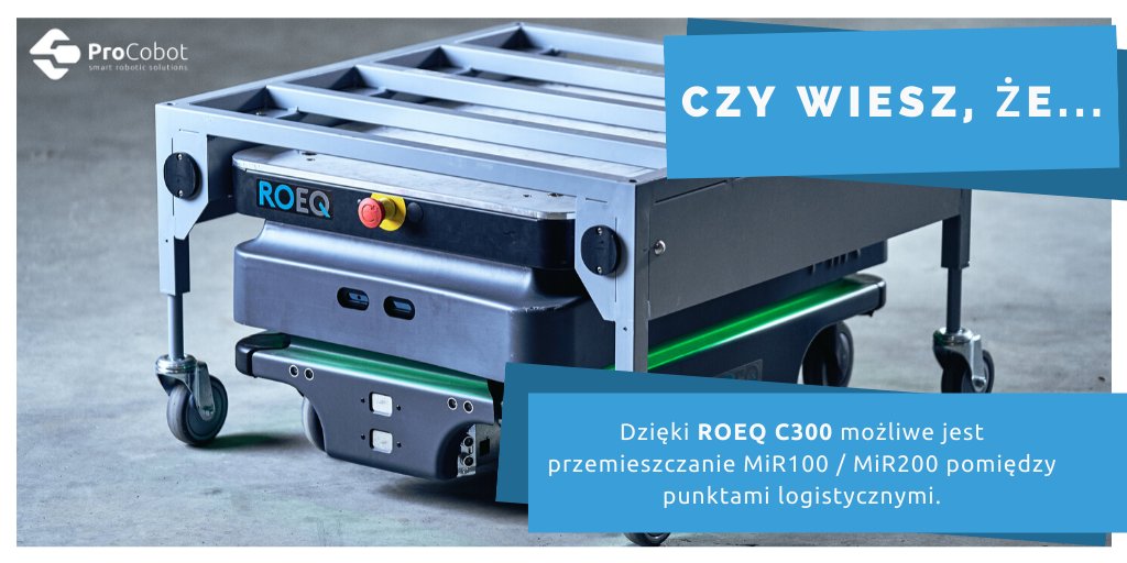 ProCobot_pl's tweet photo. 💭 Czy wiesz, że…
Robot może odebrać załadowany wózek, dostarczyć go do wyznaczonej stacji dokującej i zostawić tam, aby został opróżniony lub przygotowany na następną misję.
#ProCobot #cobot #ROEQ #ROEQC300 #mobileindustrialrobots #MiR #MiR100 #MiR200 #innovation #technology https://t.co/BBM2zjqwPg
