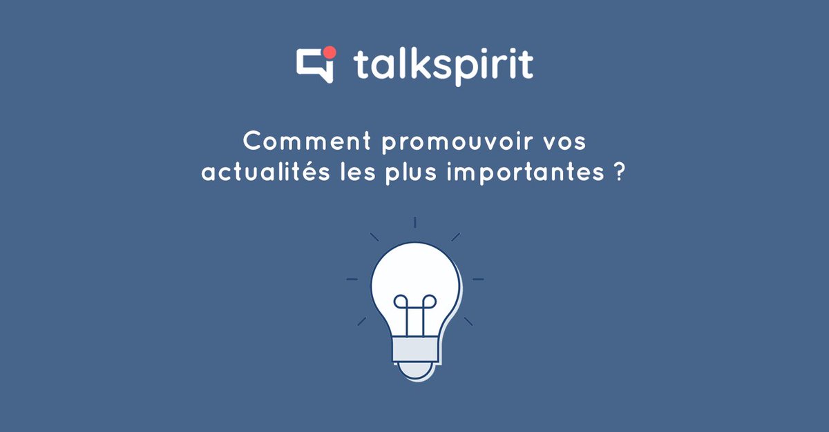 talkspirit's tweet image. #Fonctionnalités | Un séminaire, une grosse réunion... Certains événements internes doivent impérativement être communiqués à tous vos collaborateurs. Pour ce faire, il existe un outil meilleur que l&apos;e-mail interne... bit.ly/2EPBCMO

@AfciOfficiel @CS_ComInterne