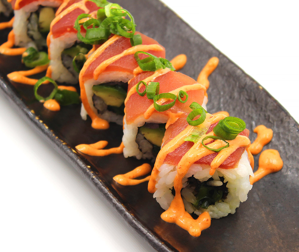 Yuhoki's tweet photo. Ever heard of #SeaweedSalad in a #sushiroll? Try our #Tuna Fusion Roll, it's deliciously crunchy and refreshing with each bite.. no regrets so far!
#londonfood #foodies #munchies #tuesdaythoughts #tuesdaymotivations #delicious #tasteoflondon #canarywharf https://t.co/JObAMg1ICb