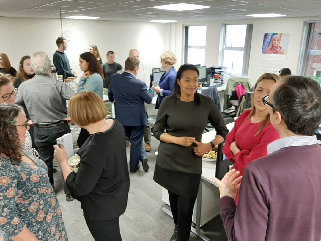 LeedsCommFound's tweet photo. We are very proud to welcome all of our fantastic volunteers today to celebrate their outstanding work: thank you all for your amazing efforts and for supporting Leeds Community Foundation and @GiveBradford! https://t.co/SUSAYFYWvc