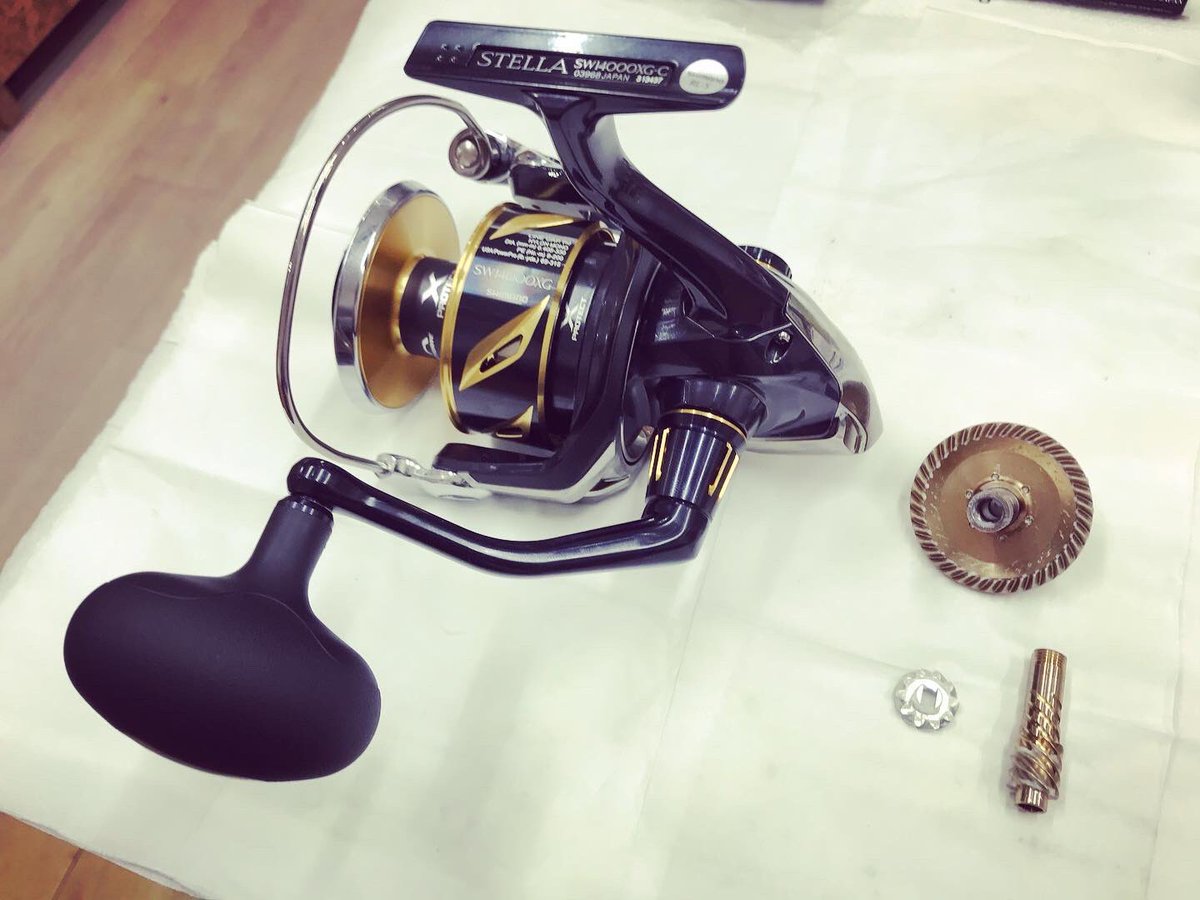 Allblue 本日は新品の 19ステラswxg を hgに改造 ステラsw オーバーホール リール シマノ 改造 ルアー フィッシング オールブルー 東京 上野 御徒町 秋葉原 Stellasw Overhaul Reel Shimano Lure Fishing Allblue Tokyo
