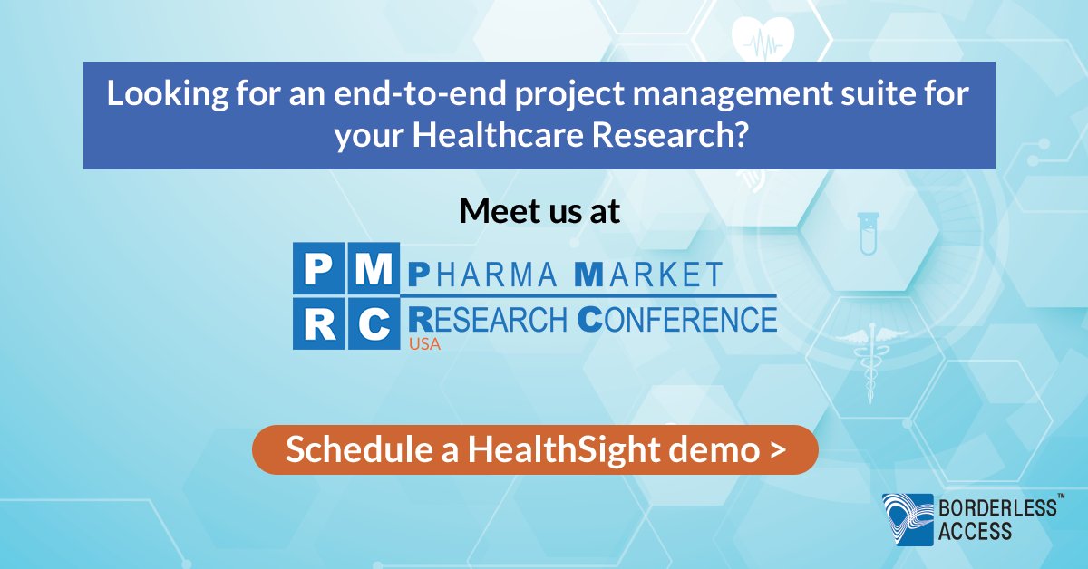 BorderlessXs's tweet photo. Conduct complex healthcare market research, with a comprehensive set of doctors, healthcare professionals, patients spread across developed and growing healthcare hubs of the world. Book a demo for #HealthSight at PMRC-US: https://t.co/0FK0PCjZpp
#PMRC2020 https://t.co/4YNKaSNvLU