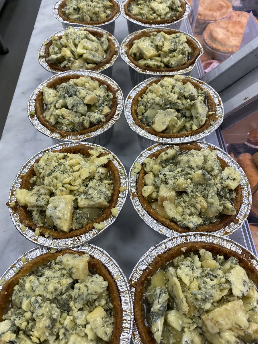 After great reviews from the customers of the <a href="/oldwindmill/">The Old Windmill</a> we’ve made some Pork Pies with Stilton for general sale this week, maybe if they’re popular they might be a new product we add to the pie counter