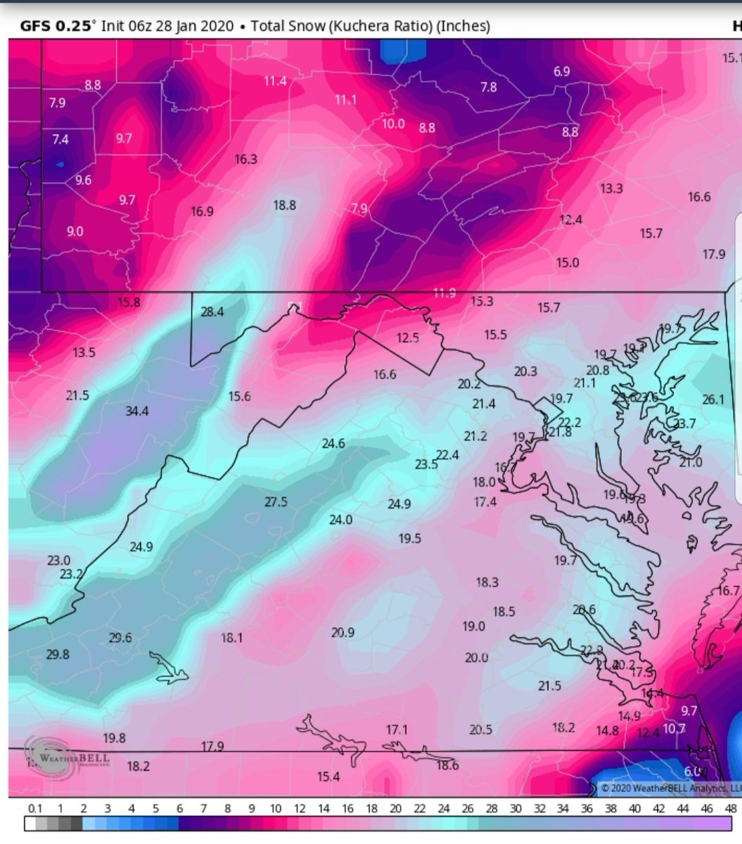 GFS_Snow_Map's tweet photo. Ok, what the hell, I've made you all wait long enough.  ALL HAIL, THE KING OF EXTREMELY SUPER ACCURATE LONG RANGE SNOW MAPS IS BACK. @islivingston https://t.co/5K6o7Tuj6T