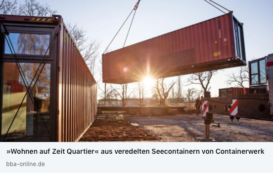 The bba, a magazine for #architects, #planners and #civilengineers, reports on our current project. Take a look!
bba-online.de/aktuell/meldun…