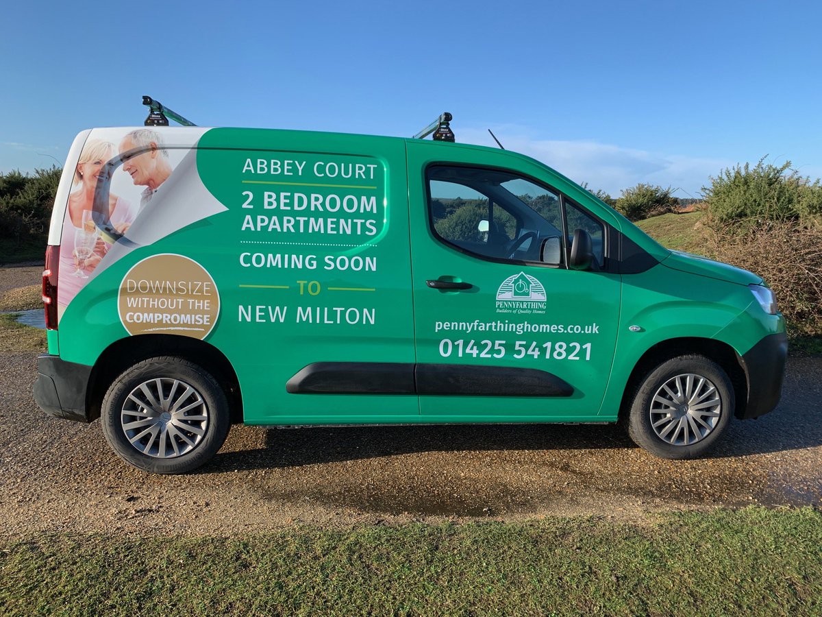 Another amazing wrap for @newforesthomes Vehicle Branding is such a cost effective advertising method.