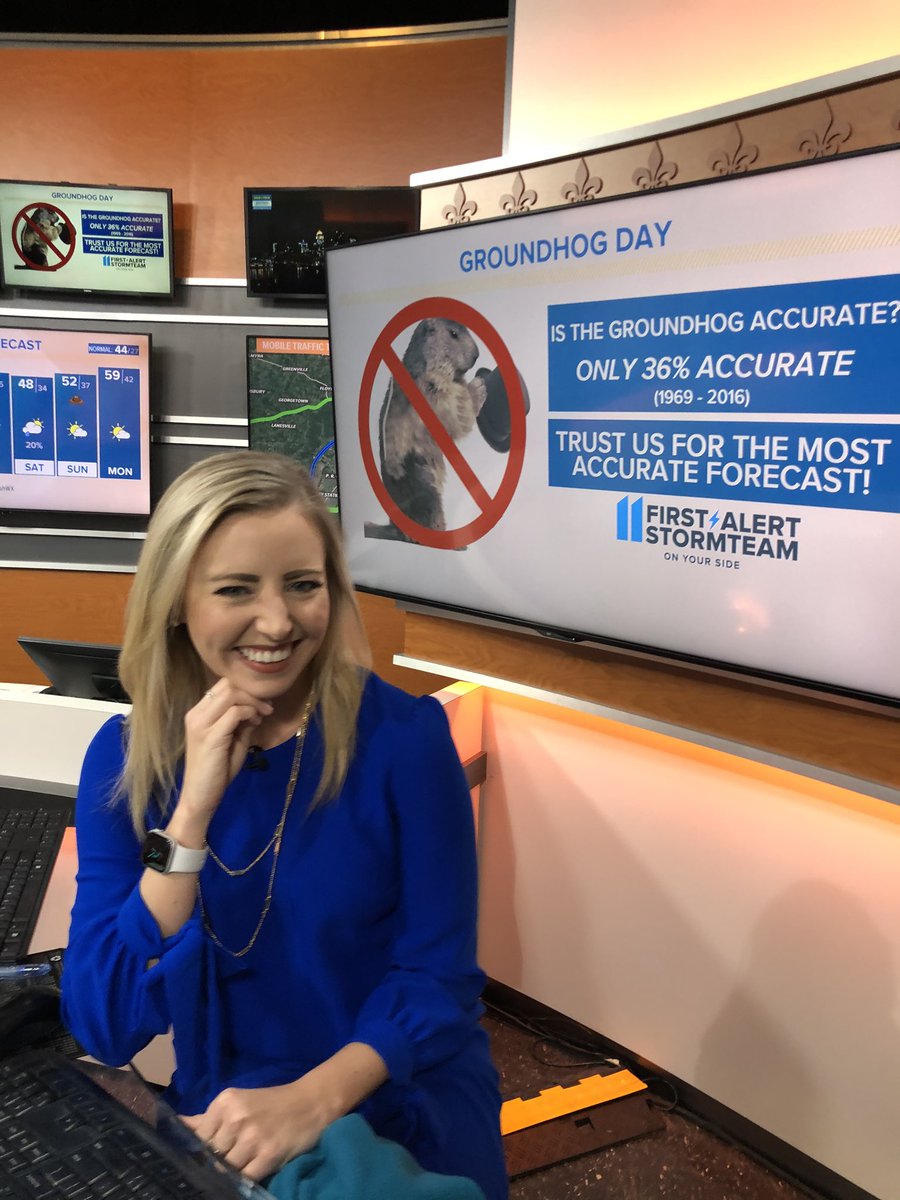 DanielSechtin's tweet image. This just in: Rumors confirmed. @KaitlynnFish does not respect Punxsutawney Phil’s forecasting. @GroundhogClub #WakeUp11