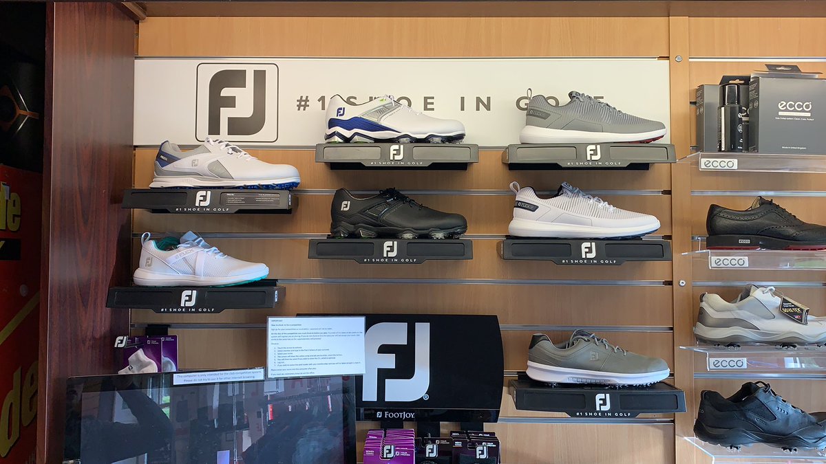 New <a href="/FootJoy/">FootJoy</a> shoes in stock for 2020 <a href="/GolfTrentham/">Trentham Golf Club</a>. How smart do the latest range look!! #golf #shoes #number1 #footjoy #2020