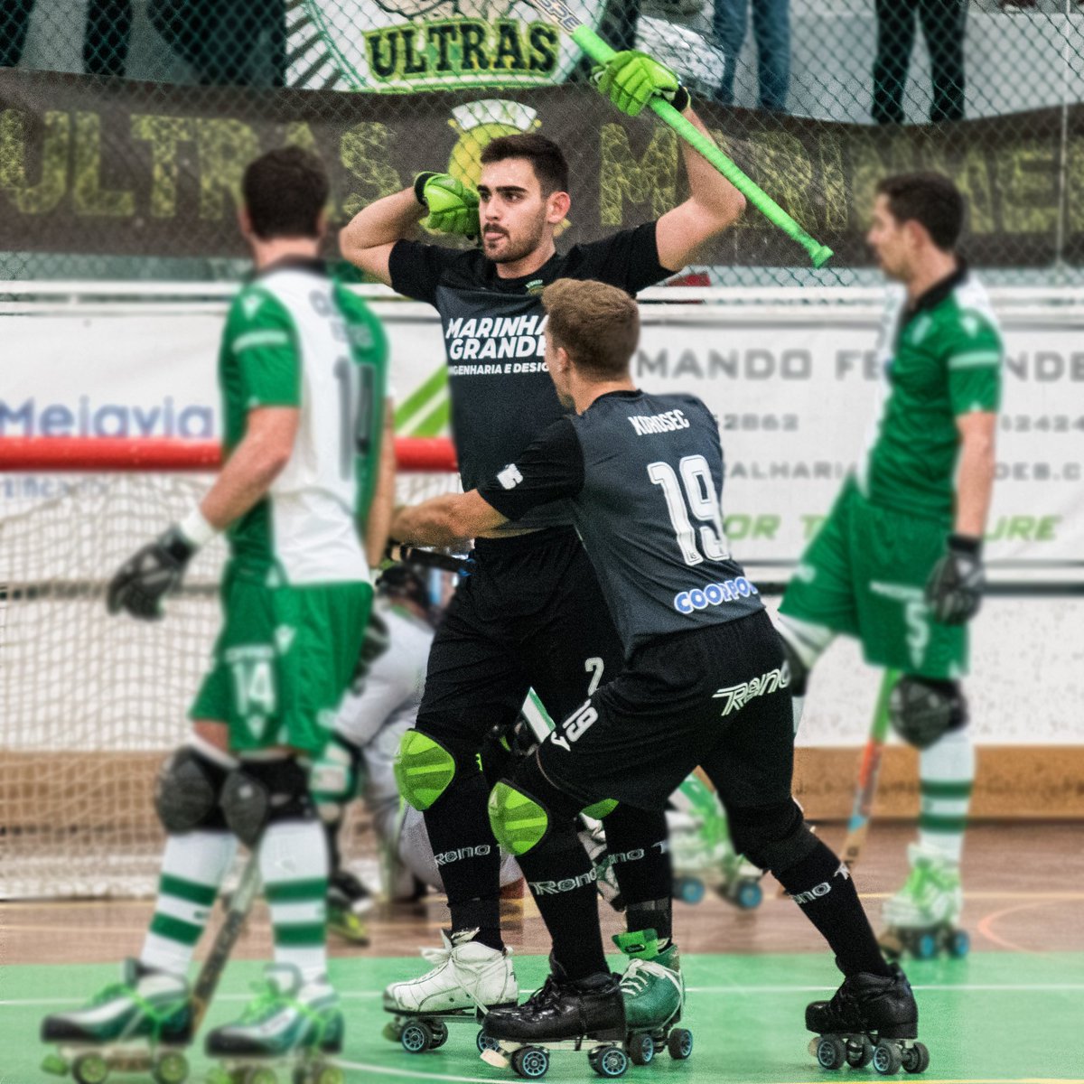 scmarinhense's tweet photo. 🏑 HÓQUEI EM PATINS | Seniores
🔜 Sábado estamos de volta à nossa casa 🙌💪
Seguimos juntos!💚🖤
#SCMHóqueiPatins #SCMarinhense #SCM1939 #OsLeõesdaEmbra https://t.co/8OeuK7N0yN