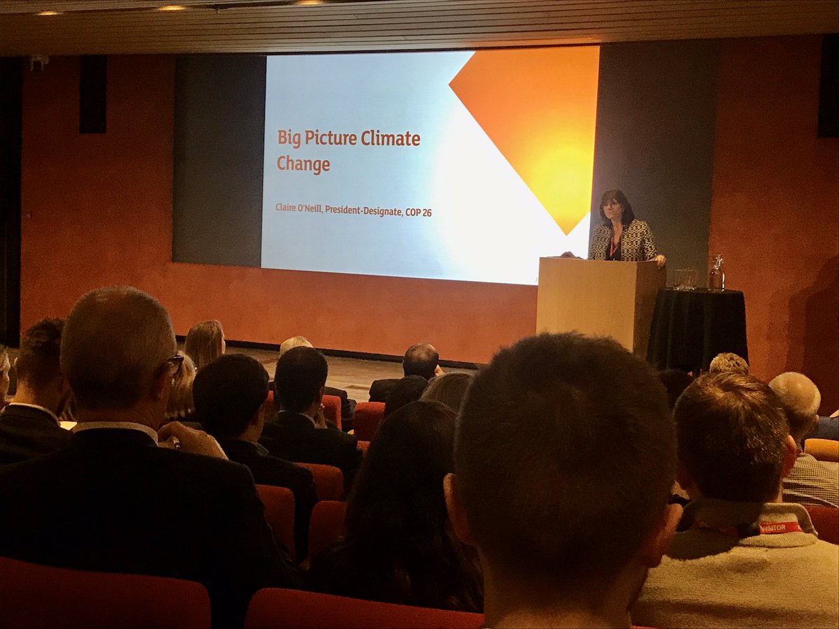Great to hear from Claire O’Neill @Cop26President, the keynote speaker at <a href="/SainsburysNews/">Sainsbury's News</a> Net Zero by 2040 launch today. Providing a great background to the climate challenges and her views on the “world leading plan” 🌍