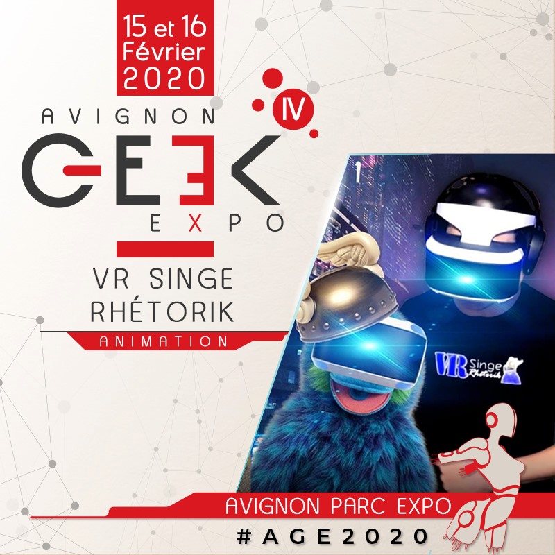 GeekExpoFrance's tweet photo. 🕹 ANIMATION 🕹

Retrouvez le @VRSinge pour une plongée dans le monde magique de la réalité virtuelle !

Pour jouer les explorateurs virtuels ➡️ https://t.co/f6CmgAx0c3

#VR #Avignon #VRAvignon #CasqueVR #parcexpoavignon https://t.co/FE6nRXuGnx