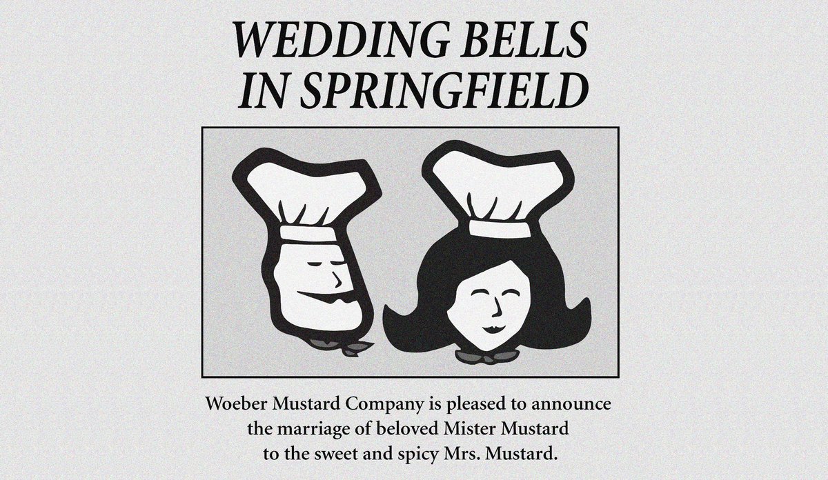 Hearts all over the world are breaking — I’ve tied the knot! Meet my new missus. 😍

woebermustard.com/mr-mustard-has…