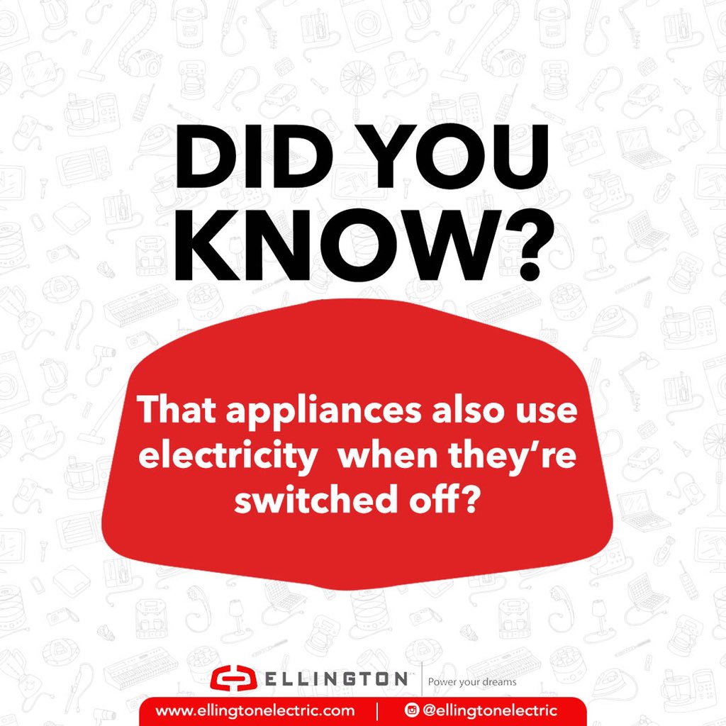 ellingtonelect's tweet image. The average desktop computer idles at 80 watts and a Sony Play station at 200 watts when its both idle and inactive. ⁣
⁣
The only way to protect your gadgets is with our 6 way extension surge. ⁣
⁣
Get it on ellingtonelectric.com at just N3,500. ⁣

#EllingtonElectric