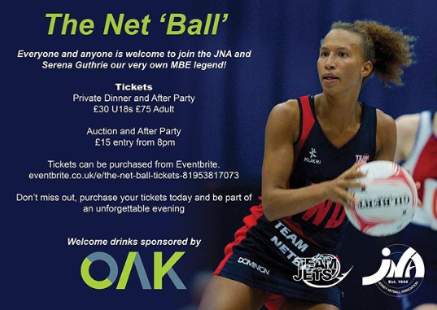 OakGroupLimited's tweet photo. Oak in Jersey is delighted to be sponsoring the welcome drinks for the @JerseyNetball dinner party in honour of Serena Guthrie MBE, taking place this Friday 31 January. Ticket sales close at midnight – don’t miss out! #home4netball #thenetball https://t.co/7kVmPvzIoz https://t.co/sSNs3DN3CF