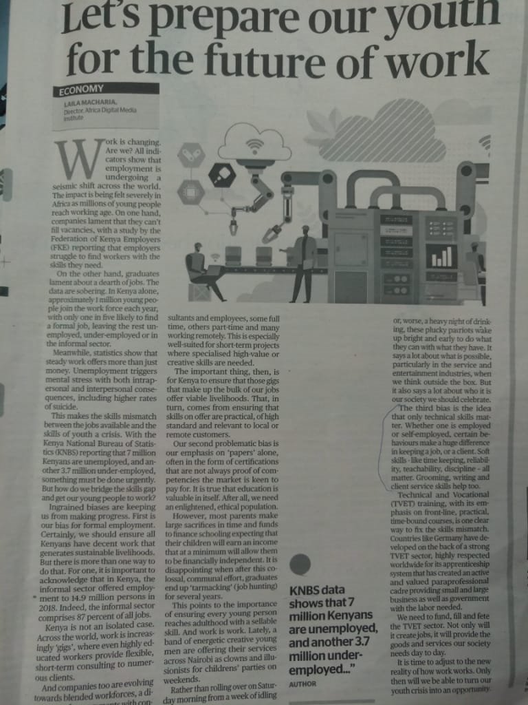 Ximama_Ke's tweet photo. Preparing our youth to #StepIntoABrightFuture starts with us and starts NOW...
@BD_Africa, Link https://t.co/PR2VsJSdpn