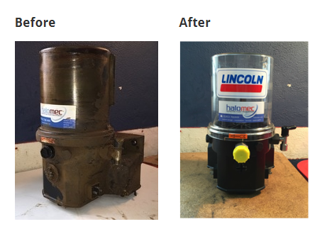 HalomecLtd's tweet photo. We offer a fast, affordable and reliable pump refurbishment service for a wide range of SKF, Lincoln, and Vogel lubrication pumps with a full 12-month warranty covering both parts and labour! Interested?! ... Complete the Rapid Response Quote form https://t.co/db0Zz1NMUy https://t.co/Q9hFigQ9M8