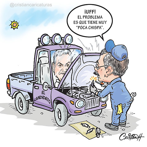 criscaricaturas's tweet photo. Con poca "chispa"
.
.
@ElDia_do #cristiancaricaturas #Elcandidato #GonzaloCastillo #PLD #Elecciones2020 #Elpenco #Enero2020 #PocaChispa #Noprende #realengo #CristianHernandez https://t.co/VPe33a80AR