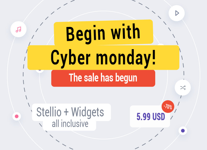 StellioTeam's tweet photo. 👾 Everything from Stellio Team with 70% discount!

Stellio Player all inclusive:
1. Without ads
2. 5 additional themes
3. All future paid therems

Audio Widget pack all inclusive:
1. 7 additional widget packs
2. All future widget packs

🔥Buy —> https://t.co/x5mPadXG8J https://t.co/68C1cOouJ0