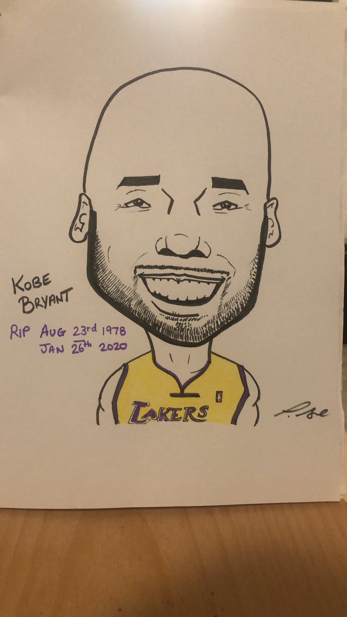 Tunit2305's tweet photo. RIP Kobe Bryant and to all involved.  #NBA #KobeRIP #Lakers #RIPMambaAndGianna #legend #cartoon https://t.co/0Av8fp4iey