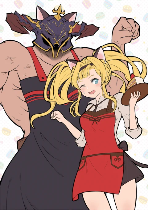 ゼタにゃんとバザにゃん #グラブル 