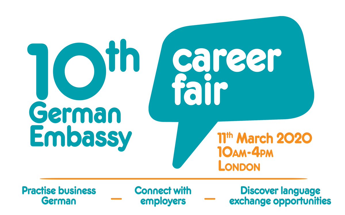 📣📣 Calling all students! 📣📣

Wondering how German can help turbocharge your career? 

Find out more at the German Embassy Career Fair on 11 March in London

Register here ➡️ uk.diplo.de/CareerFair