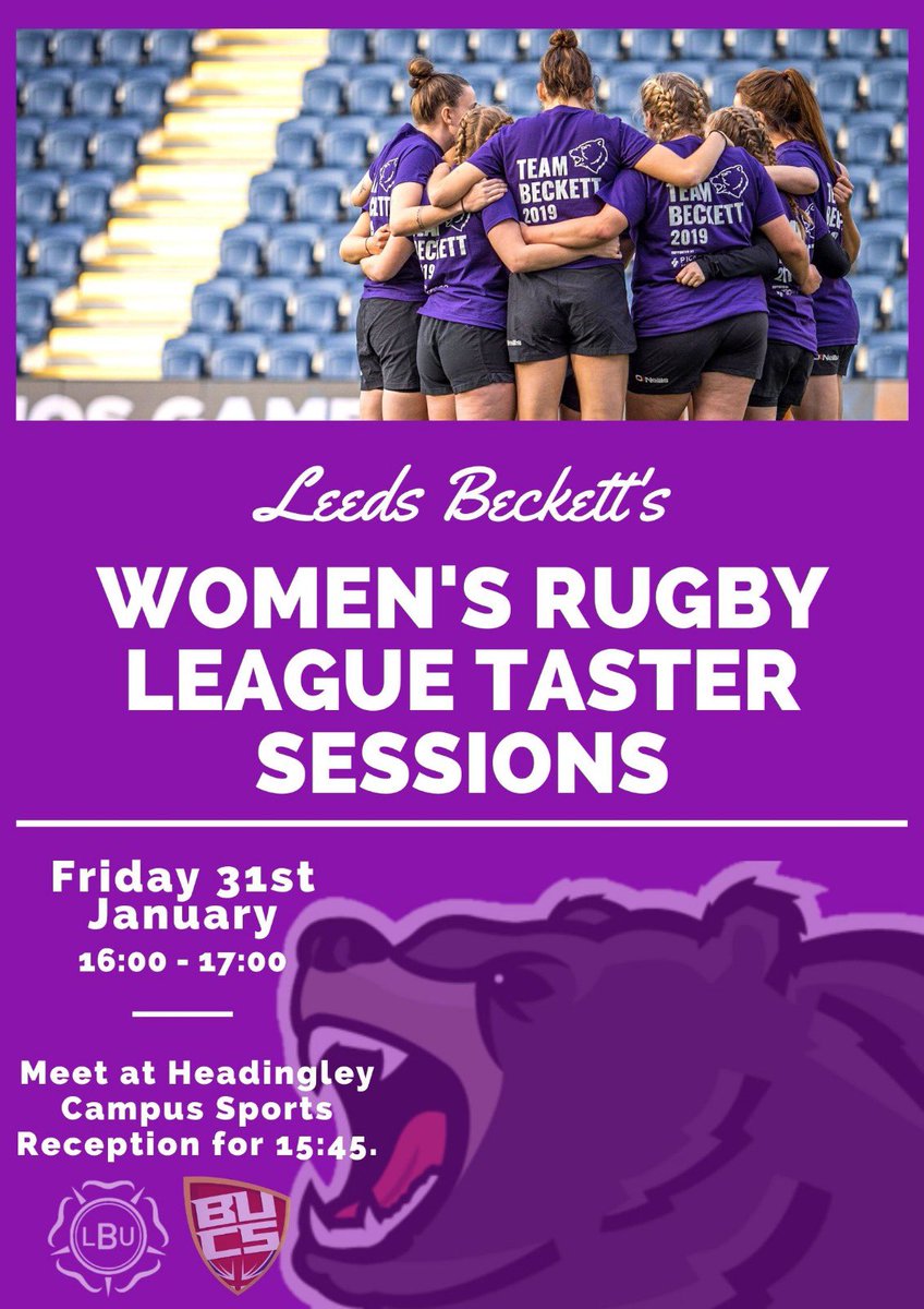 ***TASTER SESSION***

Fancy trying rugby league or have experience in the sport? Come down to our taster session to meet the rest of the girls and give it a go!