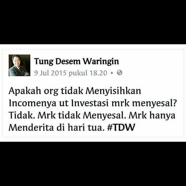 Betul pak Tung

Kamu?

#PengusahaOnline