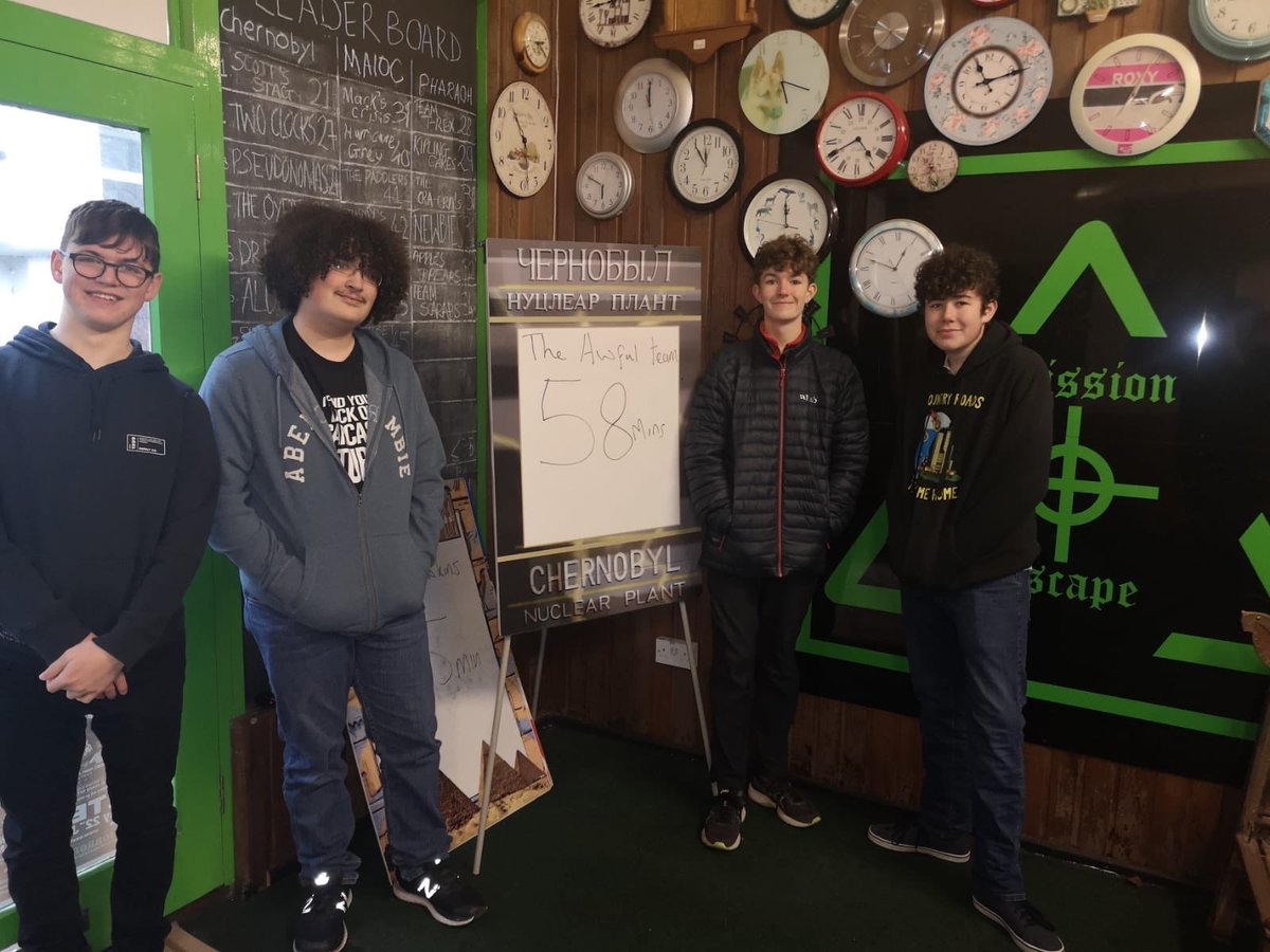 Missionescapeex's tweet photo. New room in Exeter is Chernobyl. https://t.co/BD489IWkIc