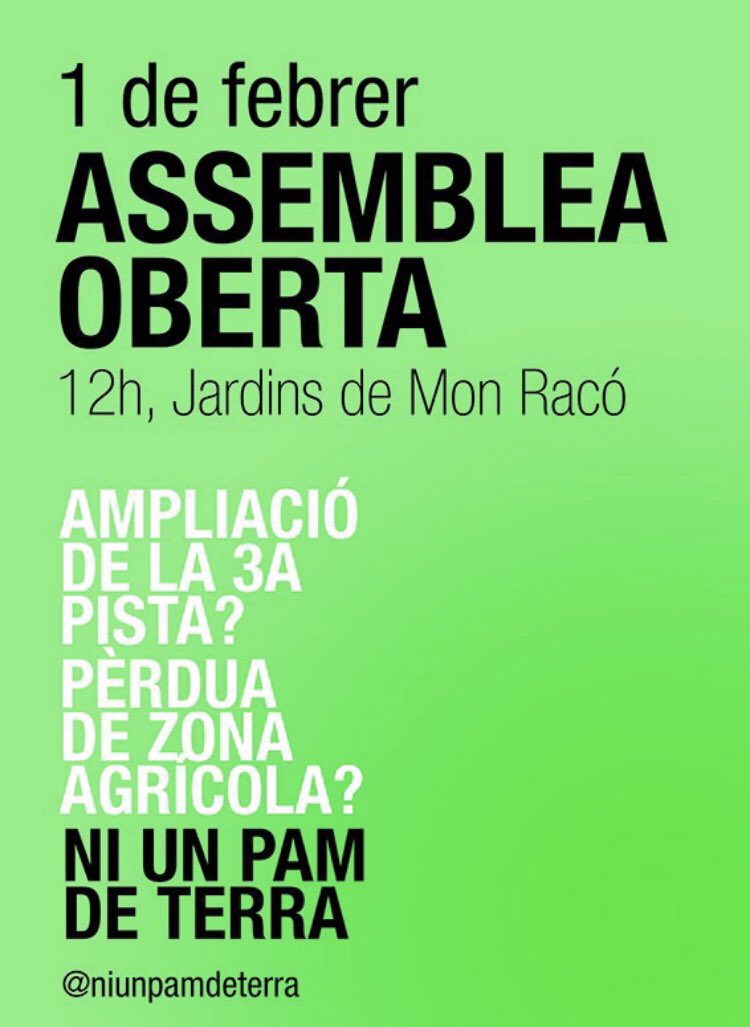 Ni un pam de terra tweet media