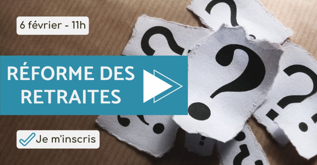 EfeJuridique's tweet photo. #WEBINAR 🎦 | #Réforme des #retraites
Inscrivez-vous pour comprendre les caractéristiques du projet de #réforme des retraites soumis à l'Assemblée nationale !
👉 cc @ABILWAYS #BuildYourSingularity https://t.co/UhTseBF9D6 https://t.co/7a7EooHZKS