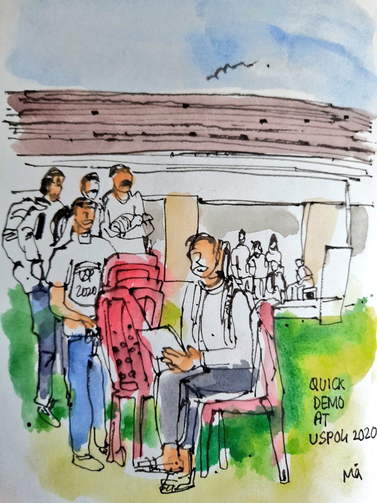 manishbytes's tweet photo. sketches in between sessions. USP04 2020 SketchFest.
#urbansketcher #UrbanSketchers #USk #sketchlive #sketch #sketchwalk #artdemo #artistdemo #artexhibition #artworkshop #penandink #peopleinaction #pune #punekar #punediaries #humansofpune #USP04 1/2 https://t.co/isjRq4mMtC