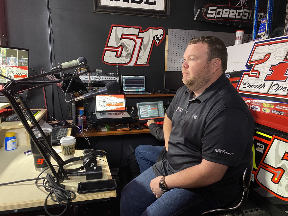RacingAmerica's tweet photo. Our first guest on #TheBullring is @PFCbrakes’ @Chris_Dilbeck to Discuss #SponsorMePFC20 Program.
Watch the #Bullring LIVE
📺 - https://t.co/nPoX6h03CH https://t.co/dhj032JBcB