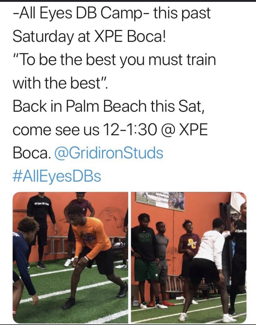 jessie_gaskin's tweet photo. Trust the process Tuesday!! This is where it all started 2 years ago at @GridironStuds @CoachColombi !! #LongLiveNub #AllEyesDB https://t.co/vDvhQWBP5k