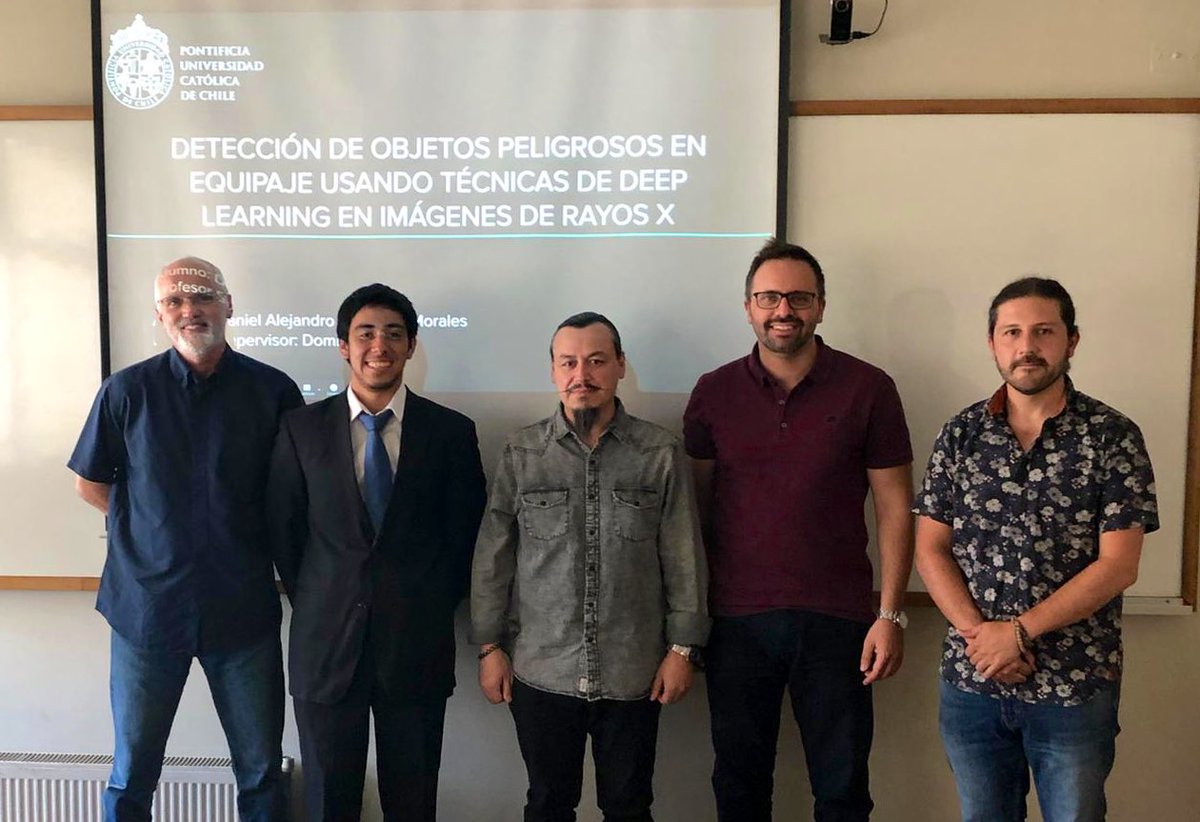 Congrats Daniel Saavedra for your MSc on deep learning methods for baggage inspection with X-rays!