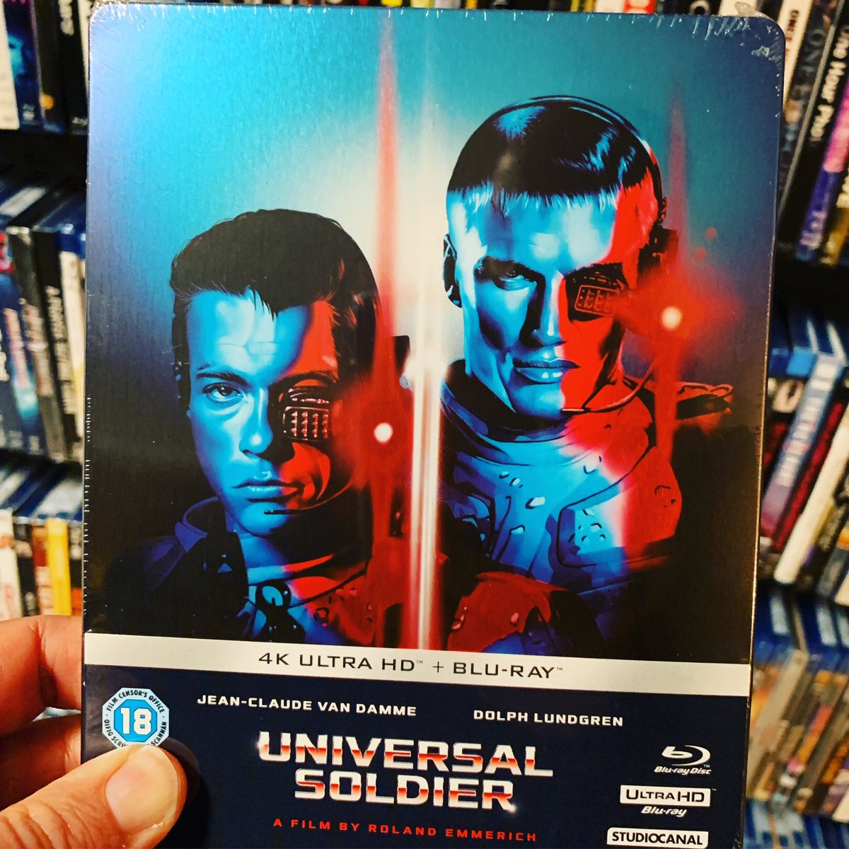 My #UniversalSoldier #4kultrahd #bluday #zavviuk #steelbook. One of my favorite #jeanclaudevandamme movies.