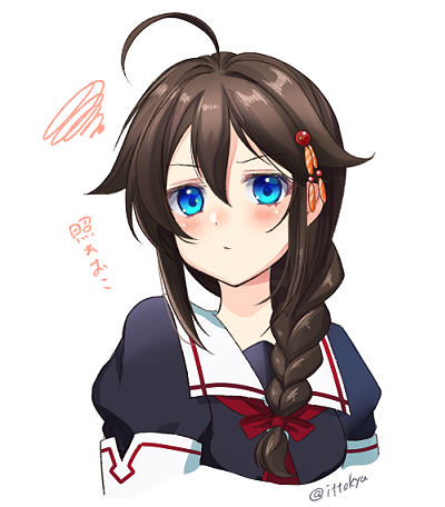時雨(艦これ) ,時雨改二 「赤面時雨まとめ再掲 」|壱十九 / illustratorのイラスト