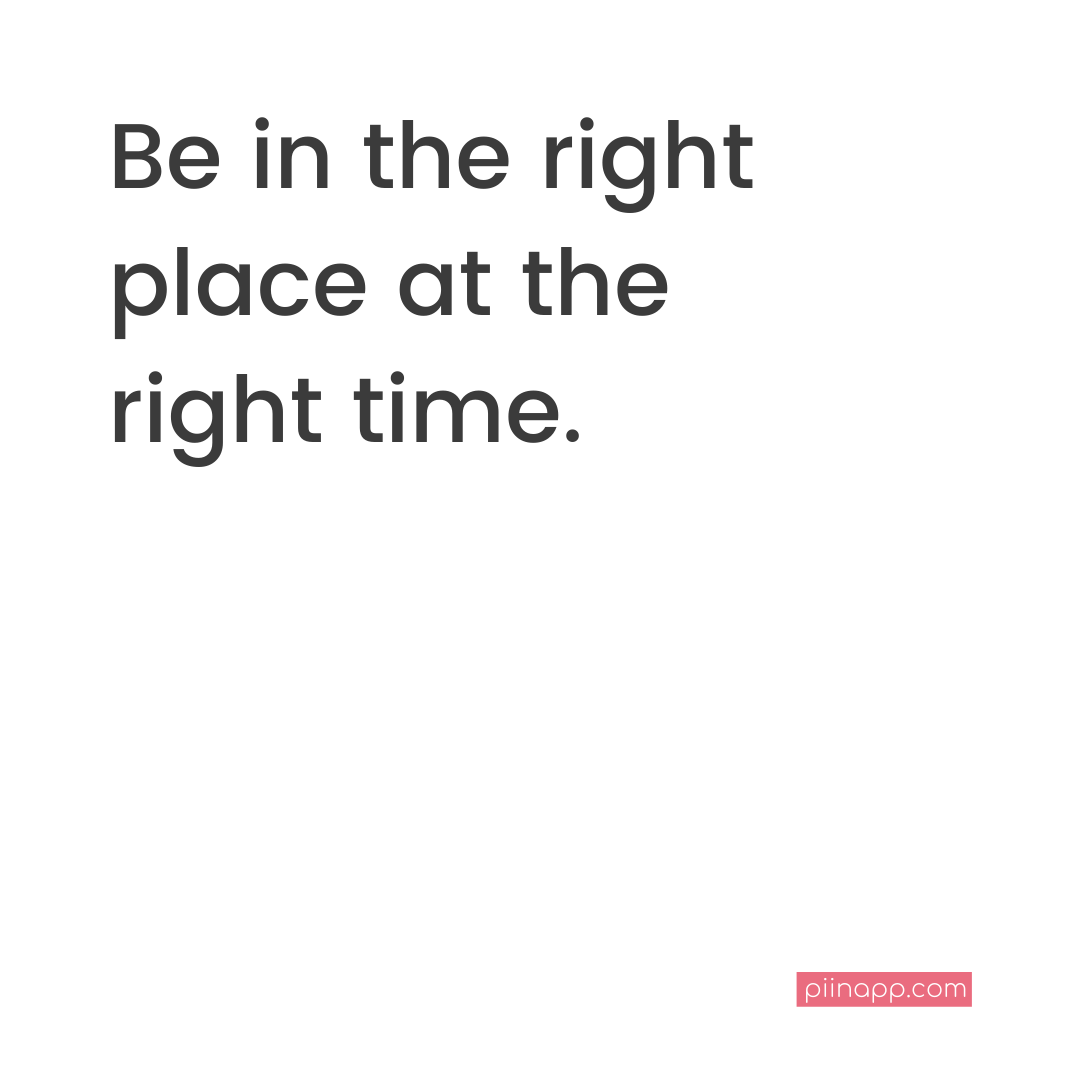 Chance encounters happen all the time.⁠
⁠
They happen more often if you open yourself up ⁠meeting new people wherever you go...⁠

⁠#piinapp #checkinwithpiin #rightplacerighttime #serendipity #serendipitousmoments #mrright #mrrightnow #chanceencounter #findyoursoulmate