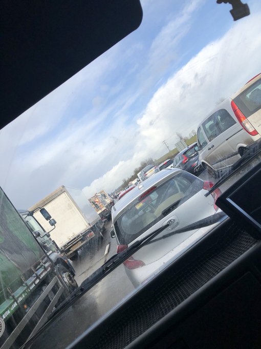Stuck in traffic is not how I planned my afternoon 🙄 https://t.co/MV8AaQCQ5x<a href="/tag/stayinghomesaveslives"class="tags"><span>#stayinghomesaveslives</span></a>