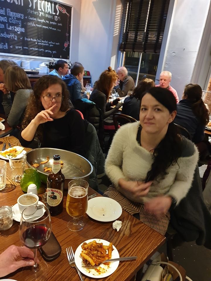 ClaremontRR's tweet photo. After our @claremontrr #skyblues #winterhandicap a great night out at @DonVitos_NCL afterwards. #goodcrack #greatfood #afewdrinks https://t.co/9679nj2qhb