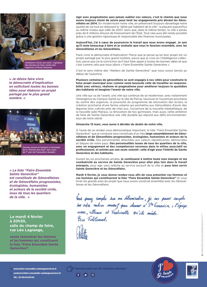 Faire Ensemble Sainte Genevieve Des Bois Ensemblesgdb Twitter