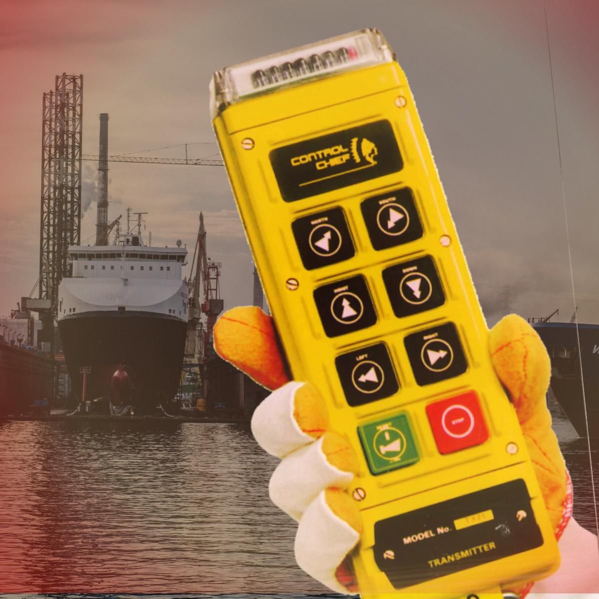 ControlChiefCo's tweet photo. Concerned about interference from a radio remote for your industrial application? The Raymote doesn't use RF. Infrared to the rescue! #raymote #controlchief #industrialremotecontrols https://t.co/XuxKbm9gFZ