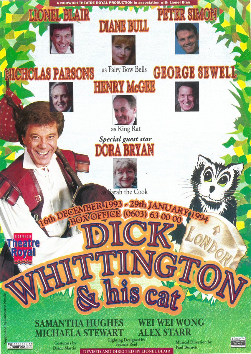 We would all like to send our condolences to the friends and family of Nicholas Parsons, who has passed away after a short illness.

Nicholas was a member of our panto family, performing in Dick Whittington in 1993/94.