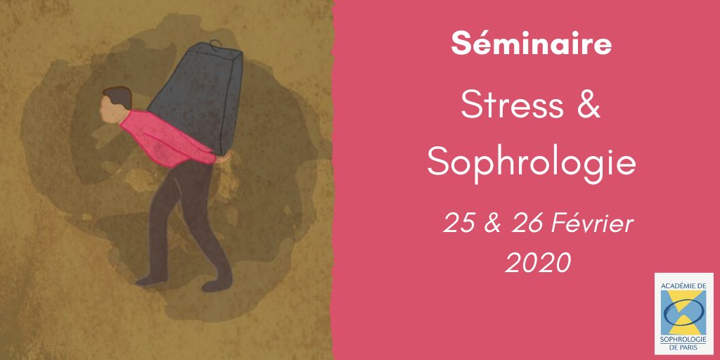 AcadSophro's tweet photo. Le stress peut engendrer de multiples réactions. Nous vivons à 100 à l’heure dans notre société actuelle. Pourtant, la Sophrologie est une solution à toutes les personnes souffrant du stress au quotidien.
Séminaire Stress &amp; Sophrologie 25 &amp; 26 Février. 
https://t.co/Z5zeaOW9JI https://t.co/3HBj4pkYW9