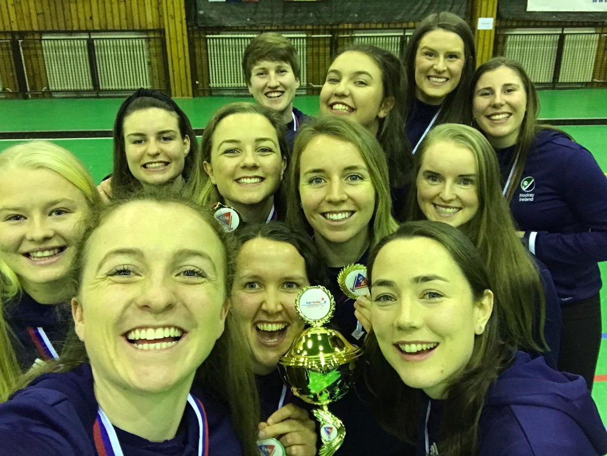 Great Weekend away with <a href="/IIndoorhockey/">IrelandIndoorhockey</a> at the European Championships III. Securing the Silver Medal and Promotion. Really looking forward to the Super 6s Finals this weekend with <a href="/eghockeyclub/">East Grinstead HC</a> at the Copperbox #LoveTheBoards #GoodThingItsIndoor