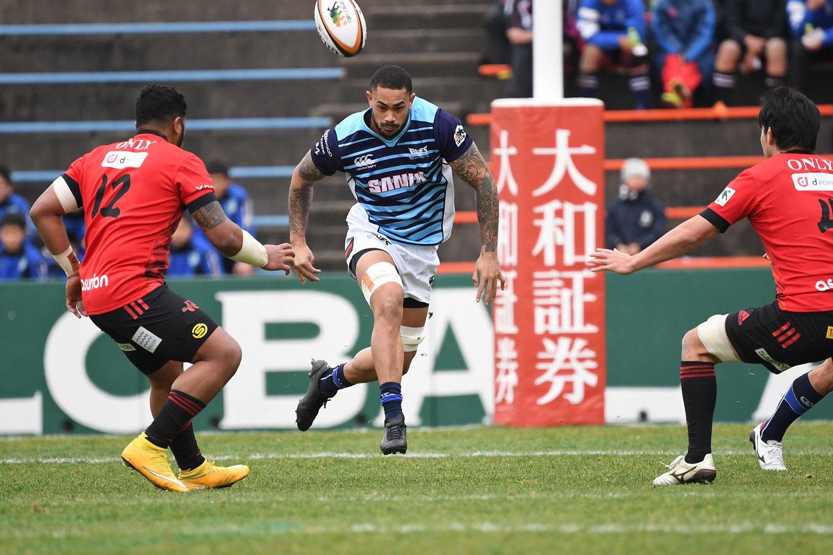 rugby_kyushu's tweet photo. 【ジャパンラグビー トップリーグ 2020】
📣Round3 記者会見レポート
 #宗像サニックスブルース ⑩ 49-19 #ドコモレッドハリケーンズ ④
🏆MOM #SanixBlues ジェームス・ムーア選手
https://t.co/DGISyh7eev
※写真はラグビーマガジン提供
 #JRTL2020 #topleague #BLUvRED https://t.co/Zdd99XWwEX