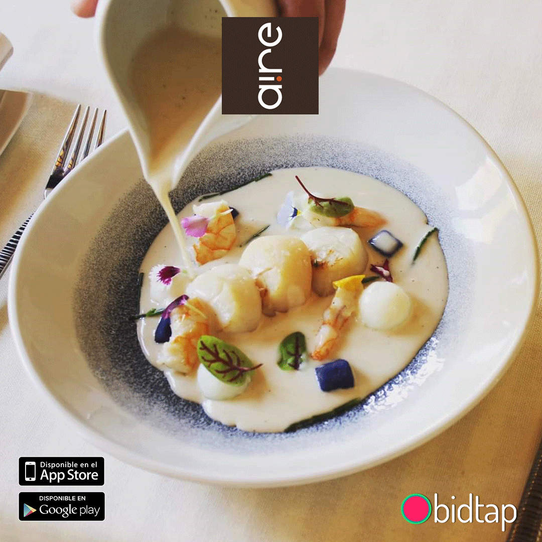 bidtap_io's tweet photo. La semana pasada vimos platos de cuchara, hoy Aire Gastrobar nos trae un gazpachuelo malagueño con vieiras, patata morada y langostinos.😍 ¡ÑAM! Reserva con #Bidtap en https://t.co/MMNVlReQQI o ☎️952 609 489.
#PásateAlTapping #App #Restaurante #Málaga #Comer #Foodie #Food https://t.co/ezaiStkUuR