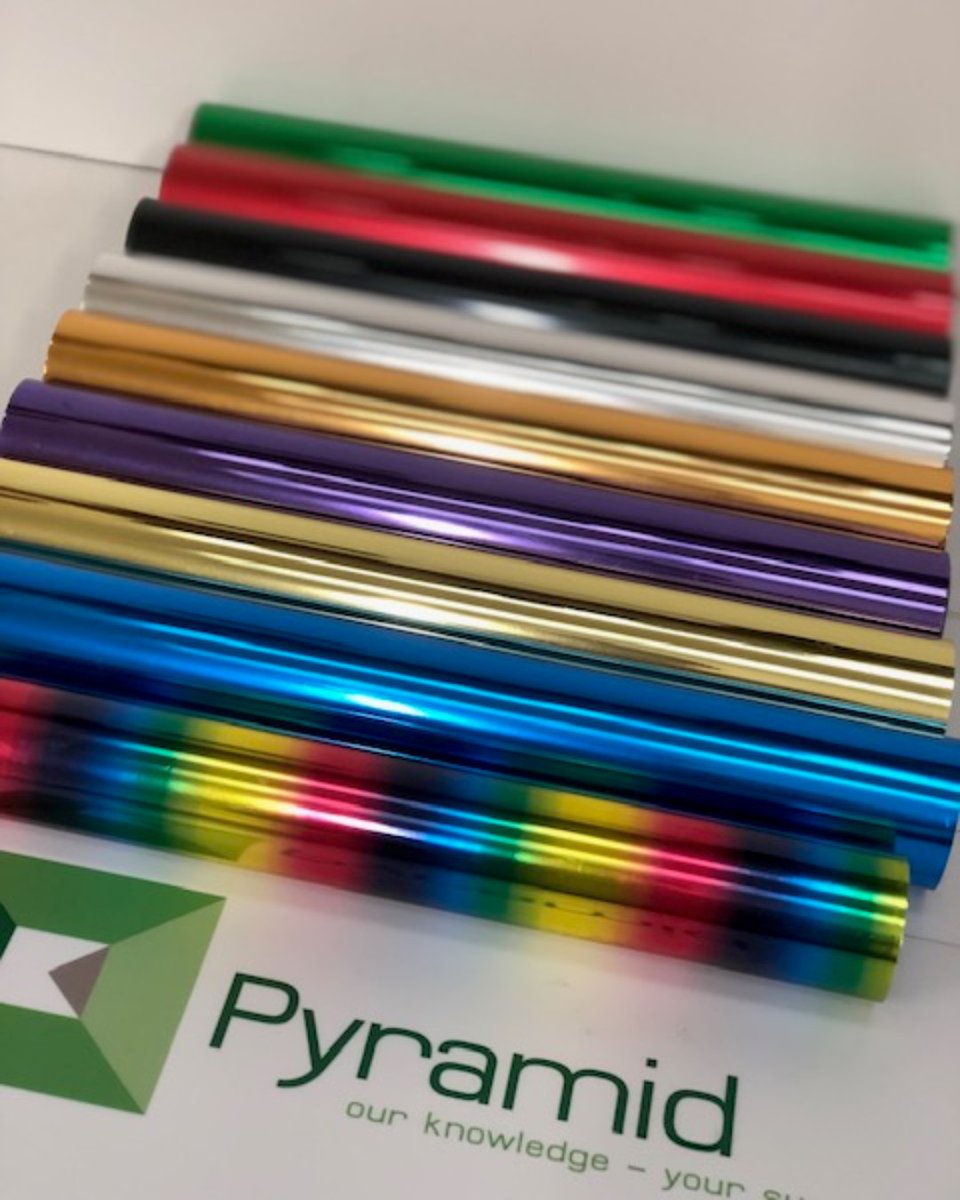 PyramidScreen's tweet photo. We all know and love the #foileffects that we see so often on #tshirts, but did you know how easy it is produce.
#Print a #transferadhesive in the #design that you wish to produce through 43T - 62T #screenmesh.
#screenprinting #foilprint #textile #printing #foil #tshirts https://t.co/48xtzAEXtw