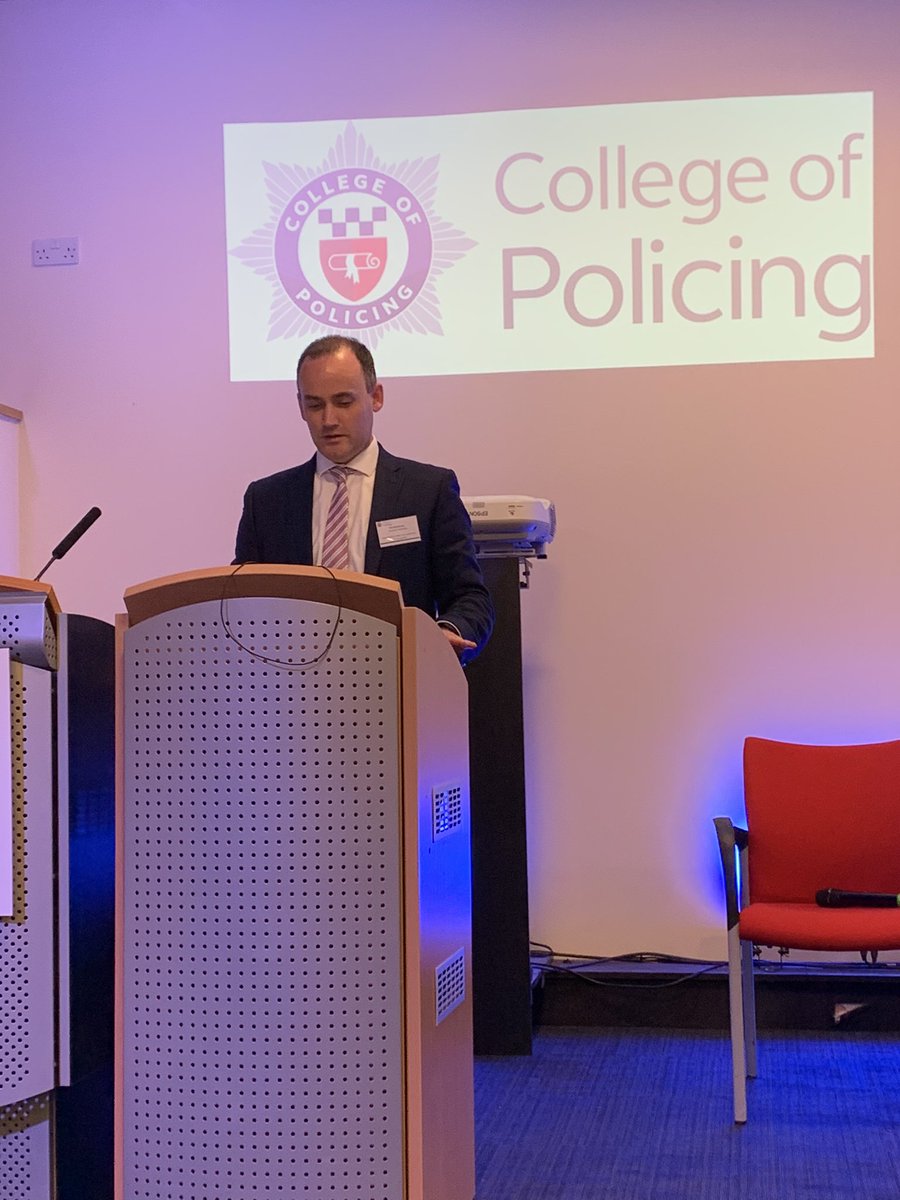 SuptSrivastava's tweet photo. C/Supt Paul Bartolomeo presenting the Principles of a public health approach to policing on behalf of the College of Policing. #Policeph @ChiefSuptPaul https://t.co/JTqkQB7N9c